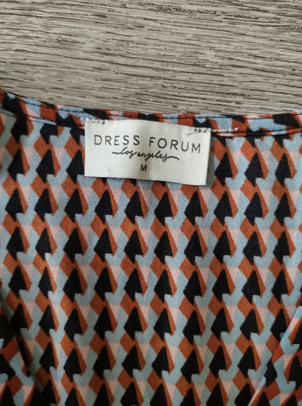 Dress Forum Los Angeles Houndstooth Wrap Dress - Picture 7 of 11